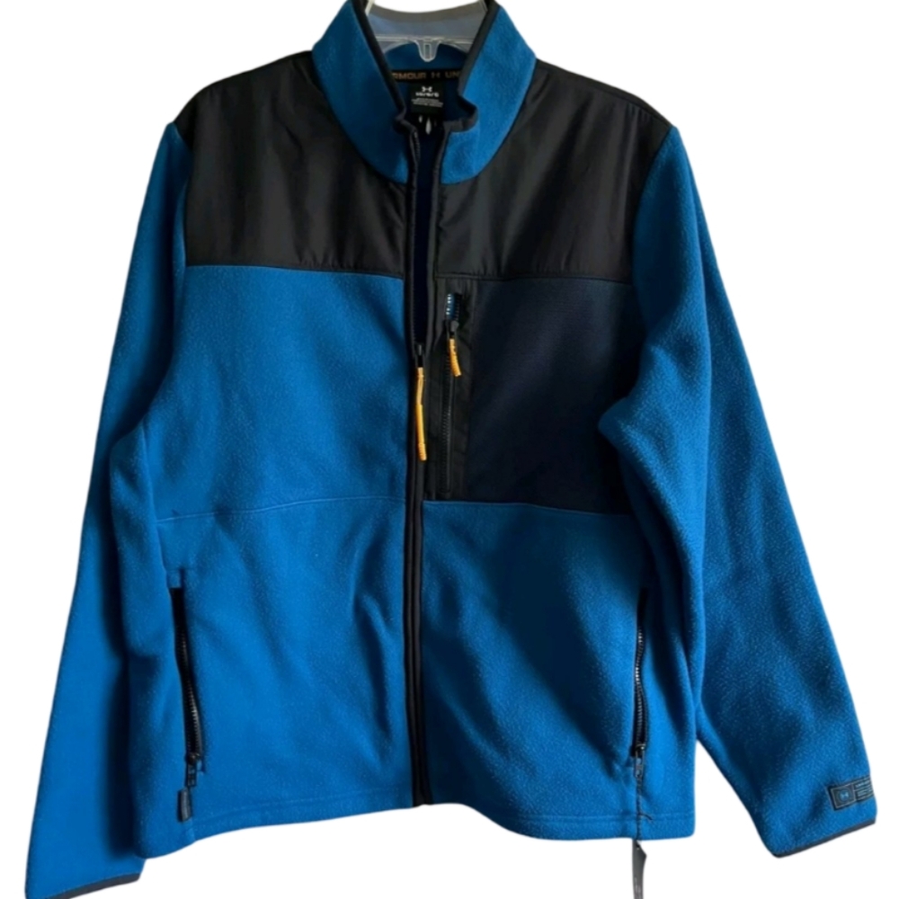 Under Armor Microfleece Maxx NWT Mens L Full Front Zip NWT